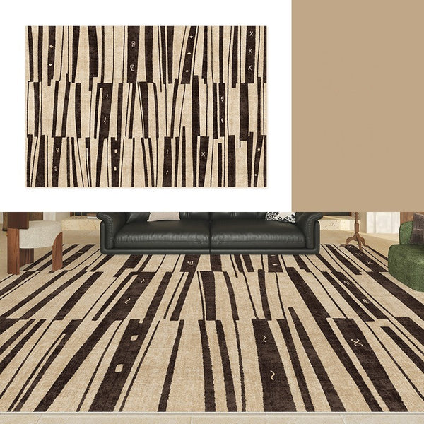 Contemporary Abstract Rugs Next to Bed, Modern Rugs under Dining Room Table, Geometric Modern Carpets for Office, Large Modern Rugs for Living Room-HomePaintingDecor