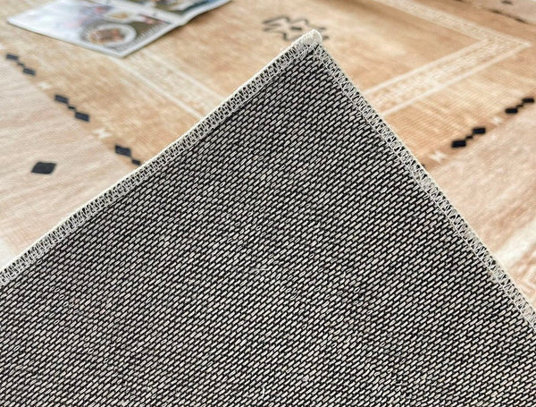 Contemporary Rugs for Bedroom, Mid Century Modern Rugs Next to Bed, Abstract Modern Carpets for Living Room, Modern Rugs for Dining Room-HomePaintingDecor