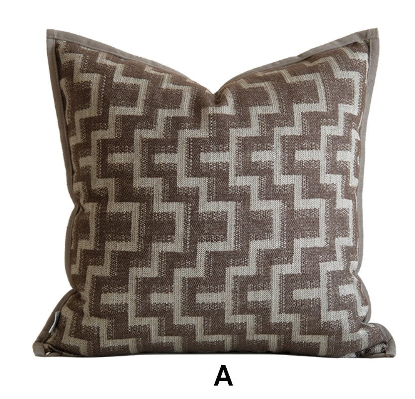 Geometric Modern Sofa Pillows, Contemporary Throw Pillows, Modern Pillows for Bedroom, Modern Sofa Pillows, Mid Century Decorative Pillows for Couch-HomePaintingDecor