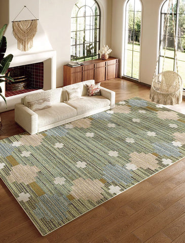 Extra Large Vintage Persian Rugs, Oversized Area Rugs for Living Room, Morocco Green Rugs for Dining Room, Traditional Colorful Moroccan Rug, Vintage Rugs for Bedroom-HomePaintingDecor