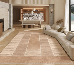 Modern Rugs for Dining Room, Contemporary Rugs for Bedroom, Abstract Modern Carpets for Living Room, Mid Century Modern Rugs Next to Bed-HomePaintingDecor