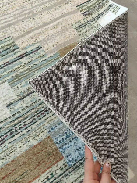 Extra Large Vintage Persian Rugs, Oversized Area Rugs for Living Room, Morocco Green Rugs for Dining Room, Traditional Colorful Moroccan Rug, Vintage Rugs for Bedroom-HomePaintingDecor