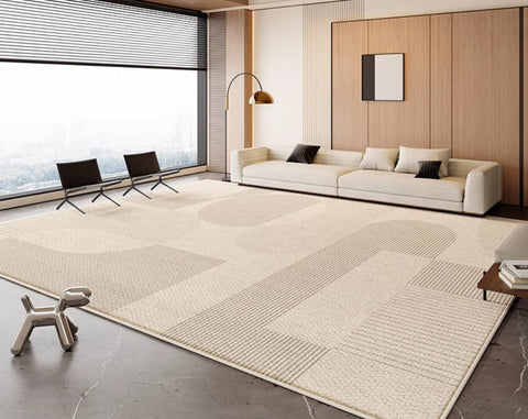 Bedroom Modern Rugs, Contemporary Modern Rugs for Living Room, Modern Rugs for Dining Room, Abstract Geometric Modern Rugs-HomePaintingDecor