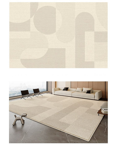 Bedroom Modern Rugs, Contemporary Modern Rugs for Living Room, Modern Rugs for Dining Room, Abstract Geometric Modern Rugs-HomePaintingDecor