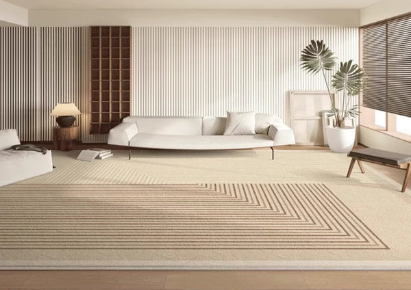 Geometric Contemporary Rugs for Dining Room, Oversized Modern Rug for Living Room, Bedroom Floor Rugs, Extra Large Modern Rugs for Living Room-HomePaintingDecor