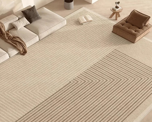 Geometric Contemporary Rugs for Dining Room, Oversized Modern Rug for Living Room, Bedroom Floor Rugs, Extra Large Modern Rugs for Living Room-HomePaintingDecor