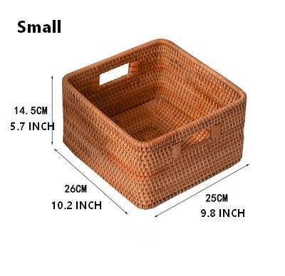Storage Basket for Shelves, Rectangle Storage Basket for Toys, Storage Baskets for Bathroom, Kitchen Storage Baskets-HomePaintingDecor