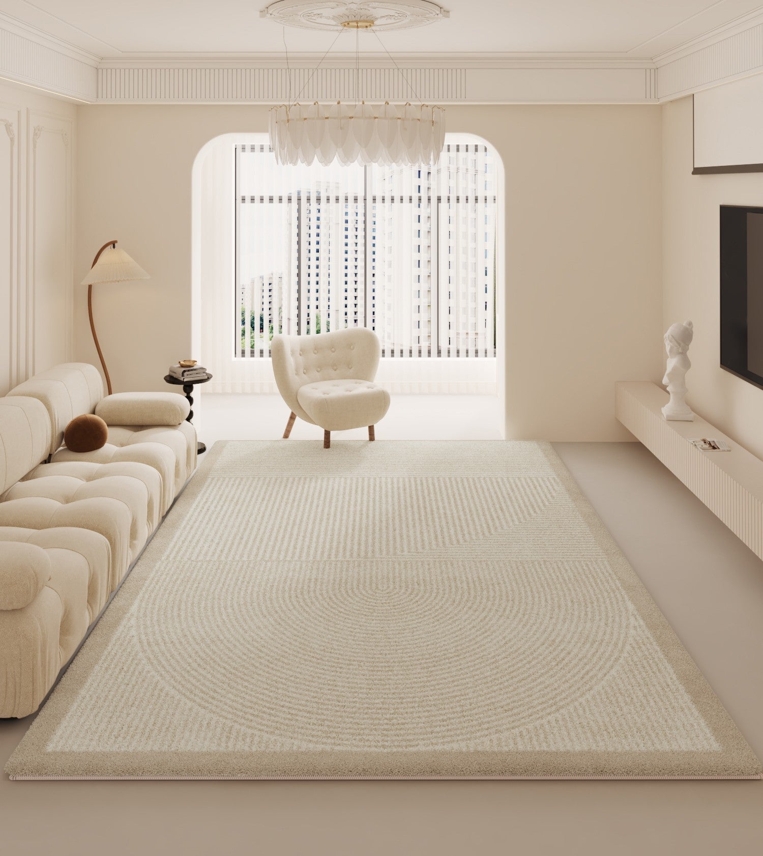 Large Modern Rugs for Living Room, Geometric Contemporary Rugs for Dining Room, Soft Modern Rug for Bedroom, Modern Rugs for Sale-HomePaintingDecor