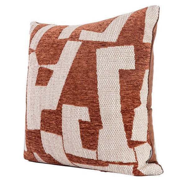 Contemporary Throw Pillow for Living Room, Modern Square Pillows, Large Abstract Throw Pillows for Couch, Modern Sofa Throw Pillows-HomePaintingDecor