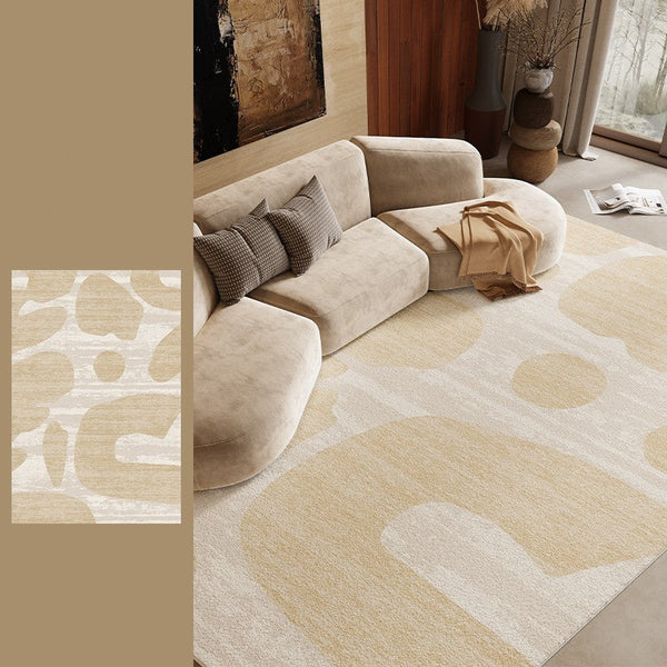 Modern Rugs under Sofa, Dining Room Floor Rugs, Abstract Contemporary Rugs for Bedroom, Modern Rug Ideas for Living Room-HomePaintingDecor