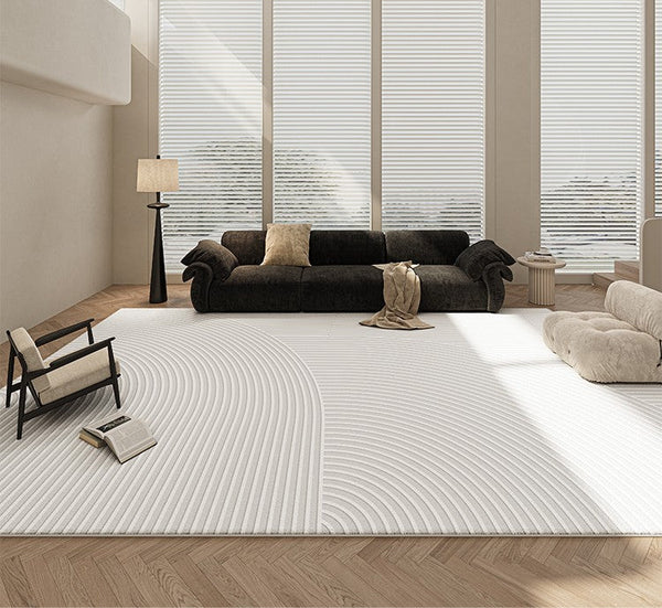 Contemporary Modern Rugs Next to Bed, Geometric Modern Rugs under Dining Room Table, Modern Carpets for Office, Abstract Area Rugs for Living Room-HomePaintingDecor