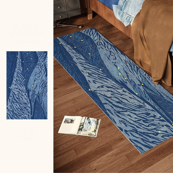 Geometric Modern Rugs under Dining Room Table, Contemporary Modern Rugs Next to Bed, Abstract Area Rugs for Living Room, Modern Carpets for Office-HomePaintingDecor