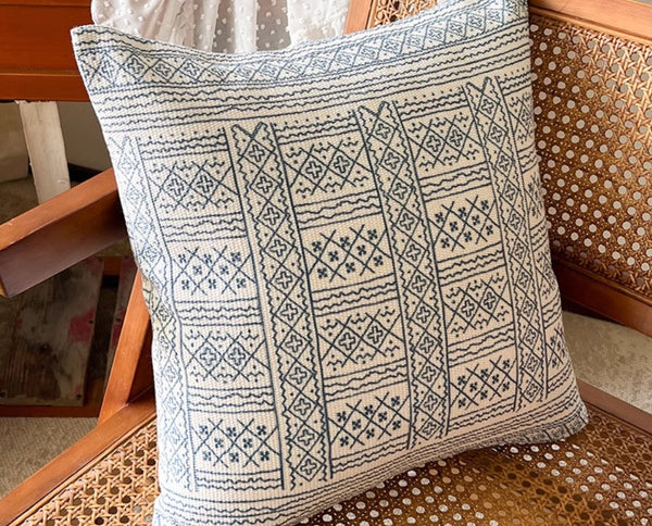 Abstract Decorative Throw Pillows, Bohemian Geometric Modern Pillows, Decorative Sofa Pillow Covers, Oriental Square Pillows for Couch-HomePaintingDecor