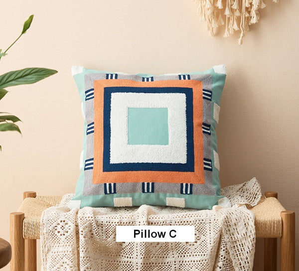 Large Modern Sofa Cushion, Decorative Pillow Covers, Modern Pillows for Couch, Abstract Decorative Throw Pillows for Living Room-HomePaintingDecor