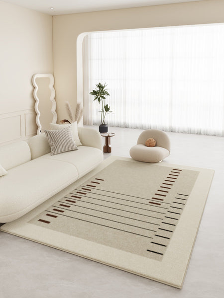 Abstract Modern Rugs for Bedroom, Simple Large Modern Rugs for Living Room, Modern Rugs for Dining Room, Contemporary Geometric Modern Rugs-HomePaintingDecor