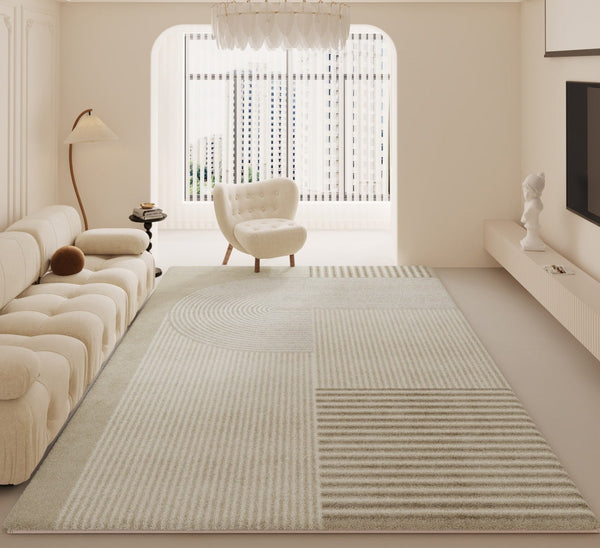 Modern Rugs for Sale, Modern Rugs for Living Room, Soft Modern Rug for Bedroom, Geometric Contemporary Rugs for Dining Room-HomePaintingDecor