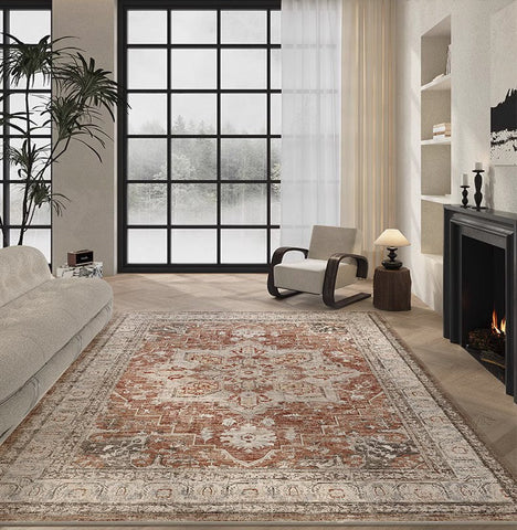 Extra Large Vintage Persian Rugs, Oversized Area Rugs for Living Room, Persain Rugs for Bedroom, Traditional Persian Rug, Vintage Area Rugs for Dining Room-HomePaintingDecor
