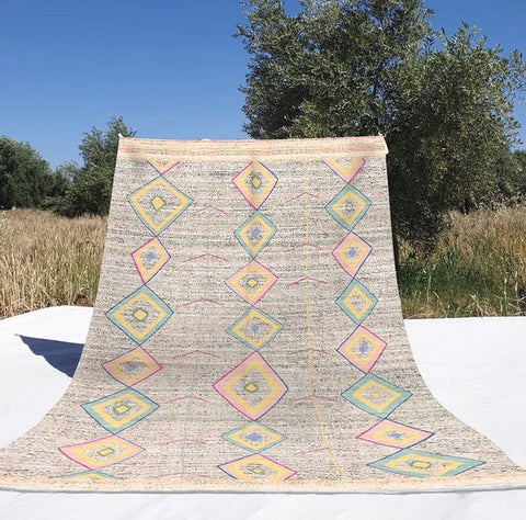 Extra Large Vintage Persian Rugs, Morocco Rugs for Dining Room, Traditional Colorful Moroccan Rug, Bedroom Vintage Rugs, Oversized Area Rugs for Living Room-HomePaintingDecor