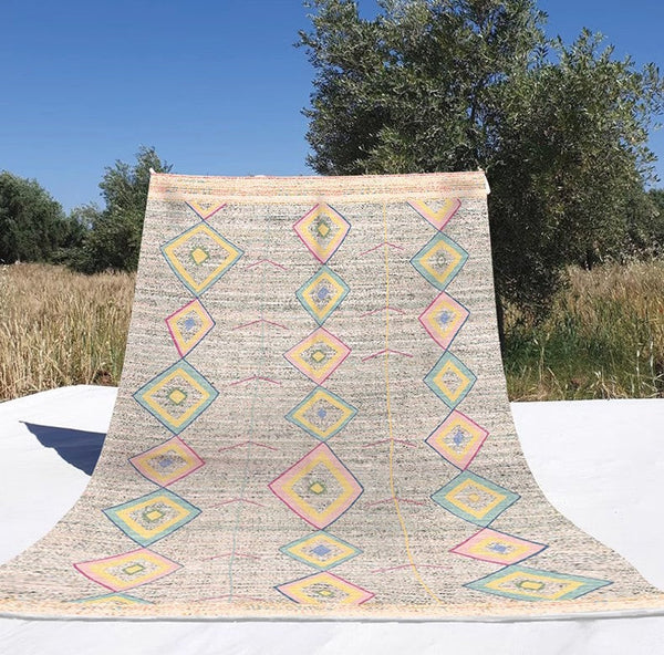 Vintage Persian Rugs, Morocco Rugs for Dining Room, Extra Large Traditional Colorful Moroccan Rug, Bedroom Vintage Rugs, Oversized Area Rugs for Living Room-HomePaintingDecor