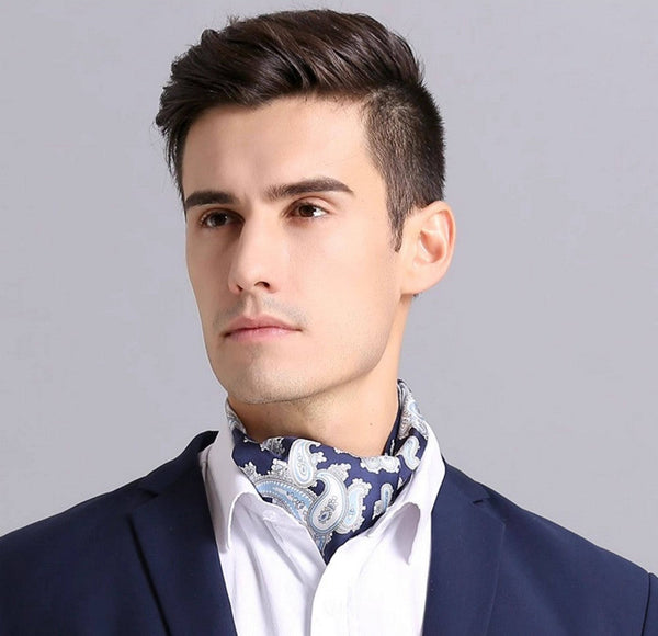 Scarf For Suit Men, Thin Silk Neck Scarf, Short Real Silk Scarf, Mens Short Silk Neckwear, Skinny Silk Scarf Mens, Casual Silk Scarf Men, Lightweight Short Silk Scarf-HomePaintingDecor