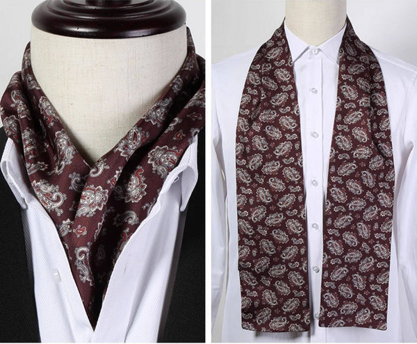 Thin Silk Neck Scarf, Scarf For Suit Men, Short Real Silk Scarf, Mens Short Silk Neckwear, Skinny Silk Scarf Mens, Casual Silk Scarf Men, Lightweight Short Silk Scarf-HomePaintingDecor