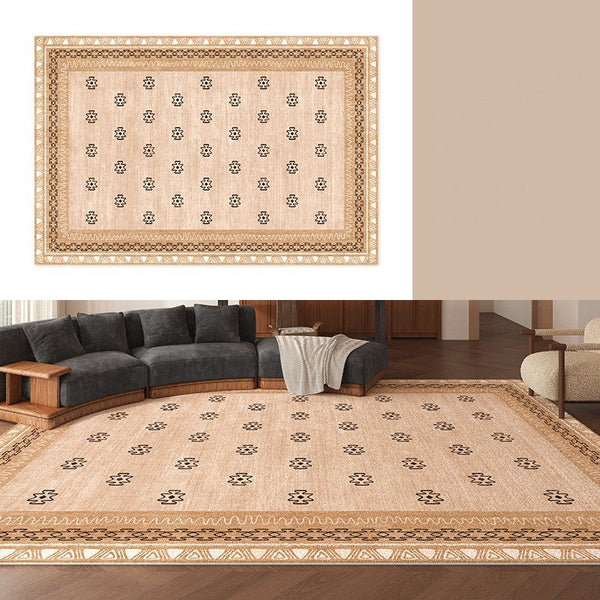 Abstract Contemporary Modern Rugs, Modern Rugs for Dining Room, Geometric Contemporary Rugs Next to Bed, Mid Century Area Rugs for Living Room-HomePaintingDecor