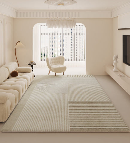 Modern Rugs for Sale, Modern Rugs for Living Room, Soft Modern Rug for Bedroom, Geometric Contemporary Rugs for Dining Room-HomePaintingDecor