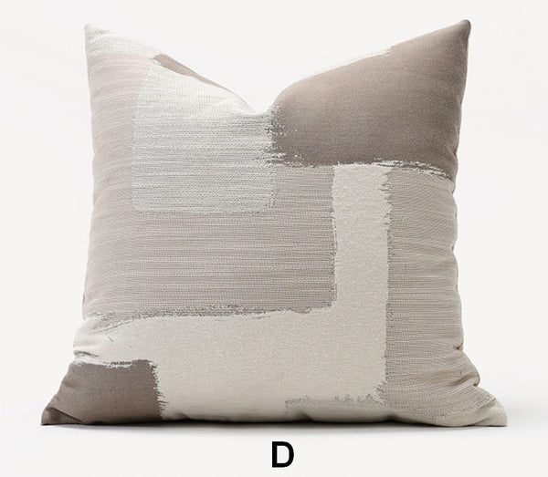 Geometric Modern Sofa Pillows, Abstract Decorative Pillows for Couch, Contemporary Throw Pillows, Modern Pillows for Bedroom, Modern Sofa Pillows-HomePaintingDecor