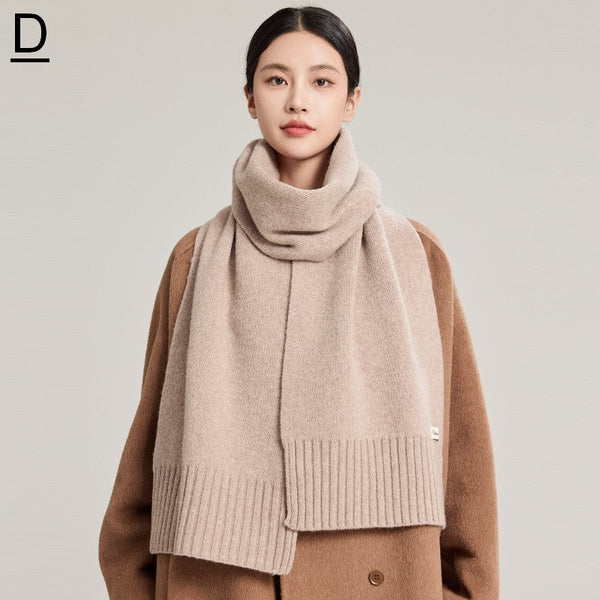 Casual Scarf for Women, Cold Weather Scarf, Fashion Designer Scarf, Red Winter Scarf, Modern Wool Scarf for Women, Soft Cashmere Scarf for Women-HomePaintingDecor