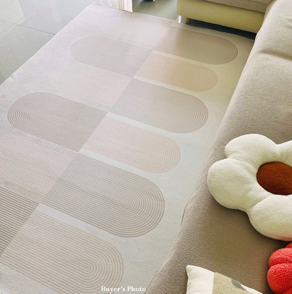 Bedroom Modern Rug Ideas, Kitchen Modern Rugs, Geometric Modern Rug Placement Ideas for Living Room, Contemporary Area Rugs-HomePaintingDecor