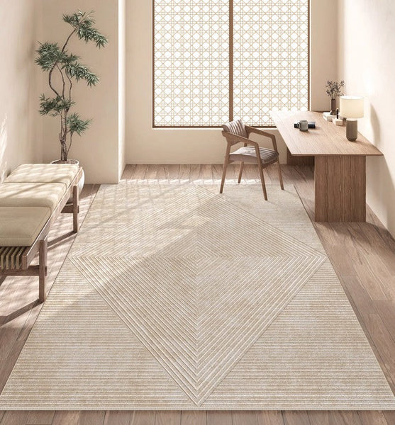 Abstract Modern Area Rugs for Bedroom, Contemporary Modern Rugs for Sale, Large Modern Rugs for Living Room-HomePaintingDecor