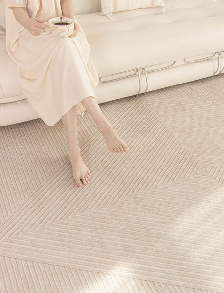 Abstract Modern Area Rugs for Bedroom, Contemporary Modern Rugs for Sale, Large Modern Rugs for Living Room-HomePaintingDecor