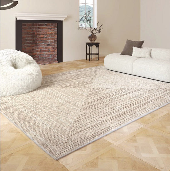 Bedroom Modern Rugs, Large Modern Rugs for Sale, Modern Area Rug in Living Room, Contemporary Floor Carpets under Sofa-HomePaintingDecor