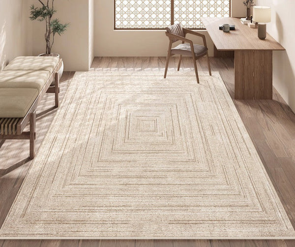 Bedroom Modern Rugs, Large Modern Rugs for Sale, Modern Area Rug in Living Room, Contemporary Floor Carpets under Sofa-HomePaintingDecor