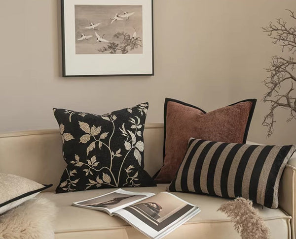 Large Decorative Throw Pillows, Modern Decorative Pillow Covers, Decorative Pillow Arrangement Ideas for Couch, Decorative Pillows for Living Room-HomePaintingDecor