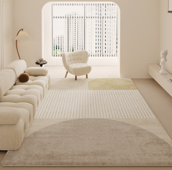 Unique Geometric Carpets for Sale, Modern Rugs under Dining Room Table, Abstract Modern Rugs for Living Room, Contemporary Modern Rugs Next to Bed-HomePaintingDecor