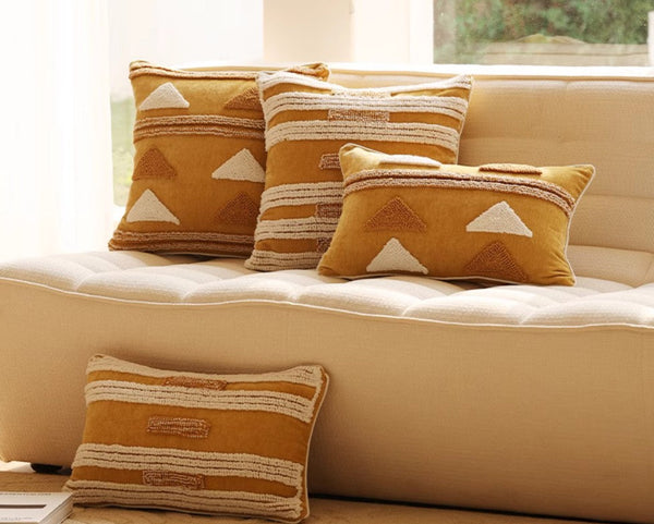 Decorative Modern Pillows for Couch, Decorative Pillows for Living Room, Modern Square Sofa Pillows Covers, Modern Sofa Cushion-HomePaintingDecor