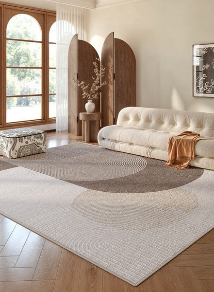 Extra Large Modern Rugs for Living Room, Abstract Contemporary Modern Rugs, Geometric Area Rugs for Bedroom, Modern Rugs for Office-HomePaintingDecor