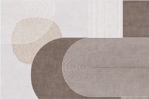 Extra Large Modern Rugs for Living Room, Abstract Contemporary Modern Rugs, Geometric Area Rugs for Bedroom, Modern Rugs for Office-HomePaintingDecor