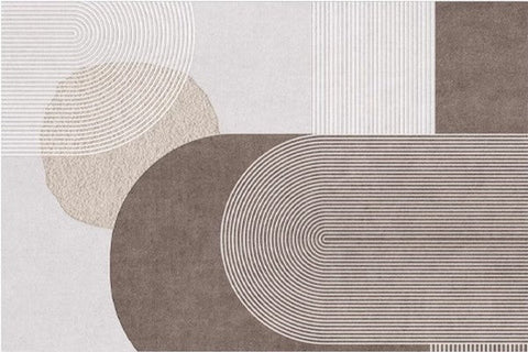 Extra Large Modern Rugs for Living Room, Abstract Contemporary Modern Rugs, Geometric Area Rugs for Bedroom, Modern Rugs for Office-HomePaintingDecor