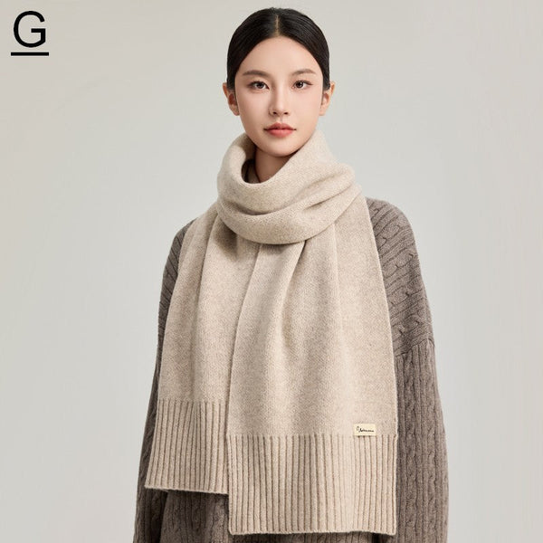 Modern Wool Scarf for Women, Soft Cashmere Scarf for Women, Casual Scarf for Women, Cold Weather Scarf, Fashion Designer Scarf, Winter Scarf-HomePaintingDecor