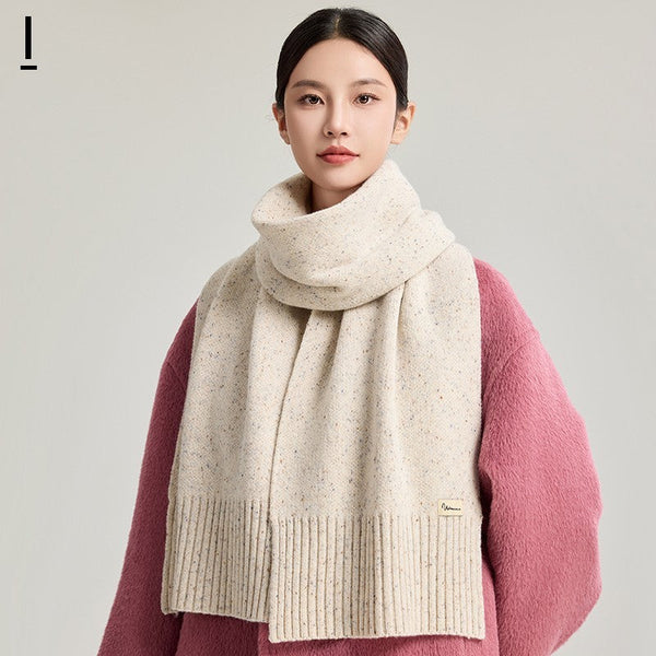 Modern Wool Scarf for Women, Soft Cashmere Scarf for Women, Casual Scarf for Women, Cold Weather Scarf, Fashion Designer Scarf, Winter Scarf-HomePaintingDecor