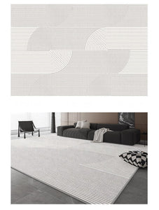 Dining Room Floor Rug, Large Floor Rugs for Living Room, Modern Floor Rugs for Bedroom, Extra Large Geometric Modern Rugs for Office-HomePaintingDecor