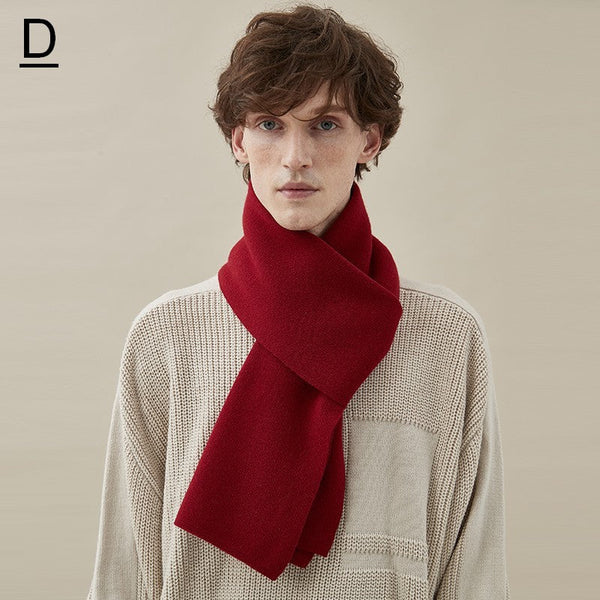 Thick Wool Scarf, Men's Winter Scarf, Men's Wool Scarf Winter, Business Wool Scarf for Gentleman, Formal Men Scarf Styles, Casual Scarf Men, Modern Fashion Scarf-HomePaintingDecor