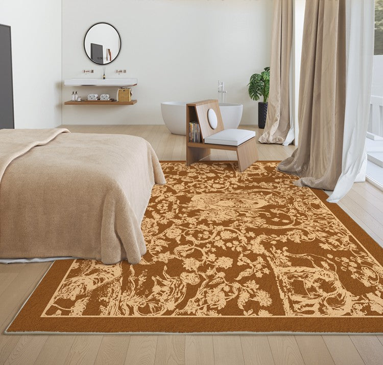 French Style Modern Rugs for Interior Design, Modern Rugs for Dining Room, Thick Soft Rugs under Coffee Table, Contemporary Modern Rugs for Living Room-HomePaintingDecor