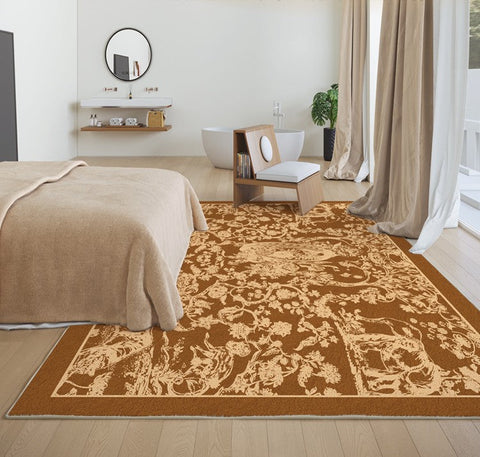French Style Modern Rugs for Interior Design, Modern Rugs for Dining Room, Thick Soft Rugs under Coffee Table, Contemporary Modern Rugs for Living Room-HomePaintingDecor