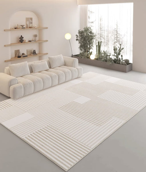Bedroom Modern Rugs, Large Modern Rugs for Sale, Contemporary Floor Carpets under Sofa, Modern Area Rug in Living Room-HomePaintingDecor