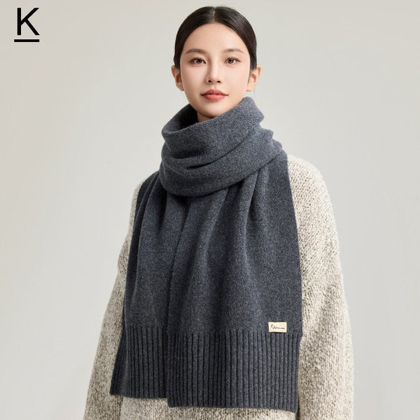 Modern Wool Scarf for Women, Soft Cashmere Scarf for Women, Casual Scarf for Women, Cold Weather Scarf, Fashion Designer Scarf, Winter Scarf-HomePaintingDecor