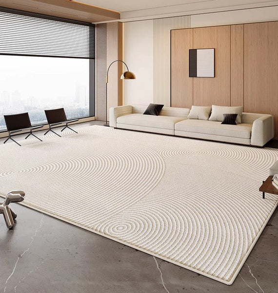 Large Modern Rugs for Living Room, Bedroom Modern Rugs, Dining Room Geometric Modern Rugs, Contemporary Modern Rugs under Coffee Table-HomePaintingDecor