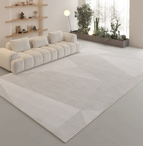 Abstract Geometric Modern Rugs, Contemporary Modern Rugs for Bedroom, Unique Modern Rugs for Living Room, Dining Room Floor Carpets-HomePaintingDecor